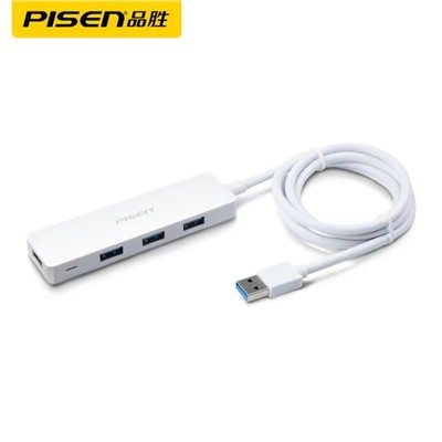 品勝PS304集線(xiàn)器USB3.0擴(kuò)展器高速拓展分線(xiàn)器多用功能一拖四